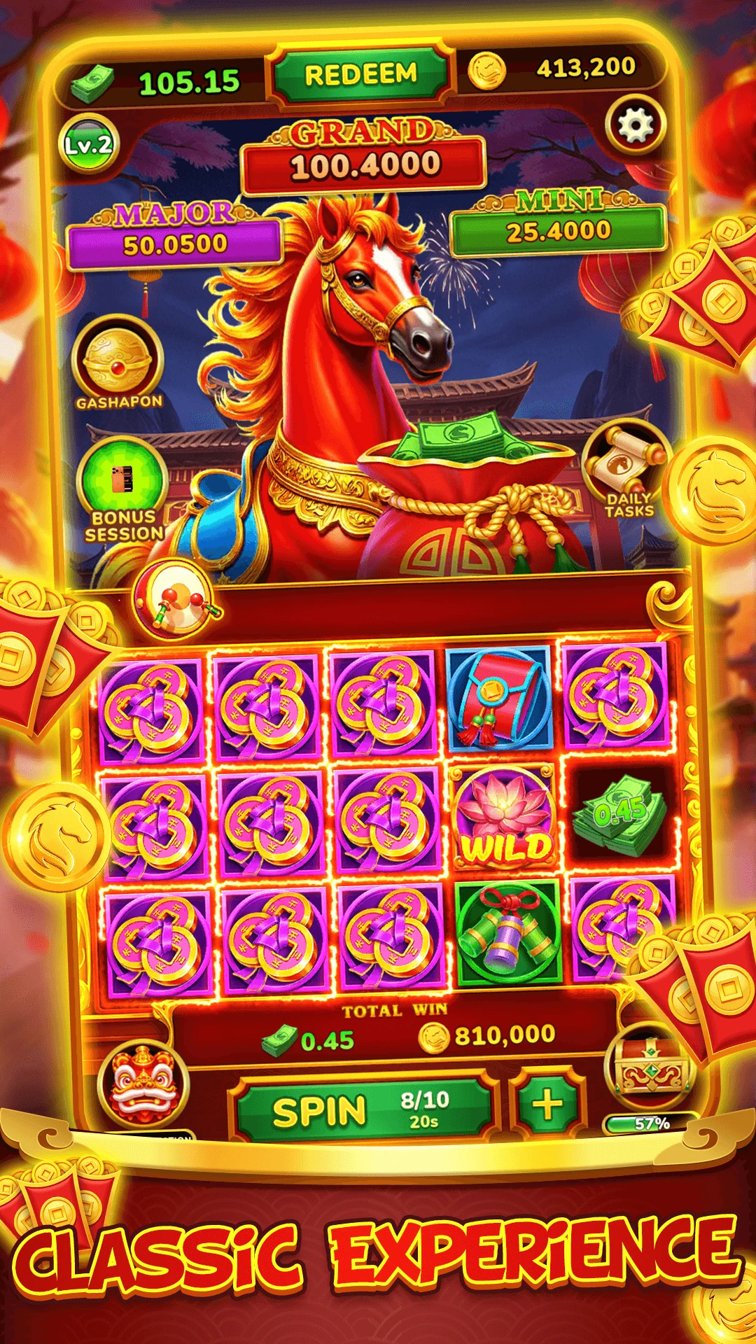 Fortune Hoof Roller screenshot